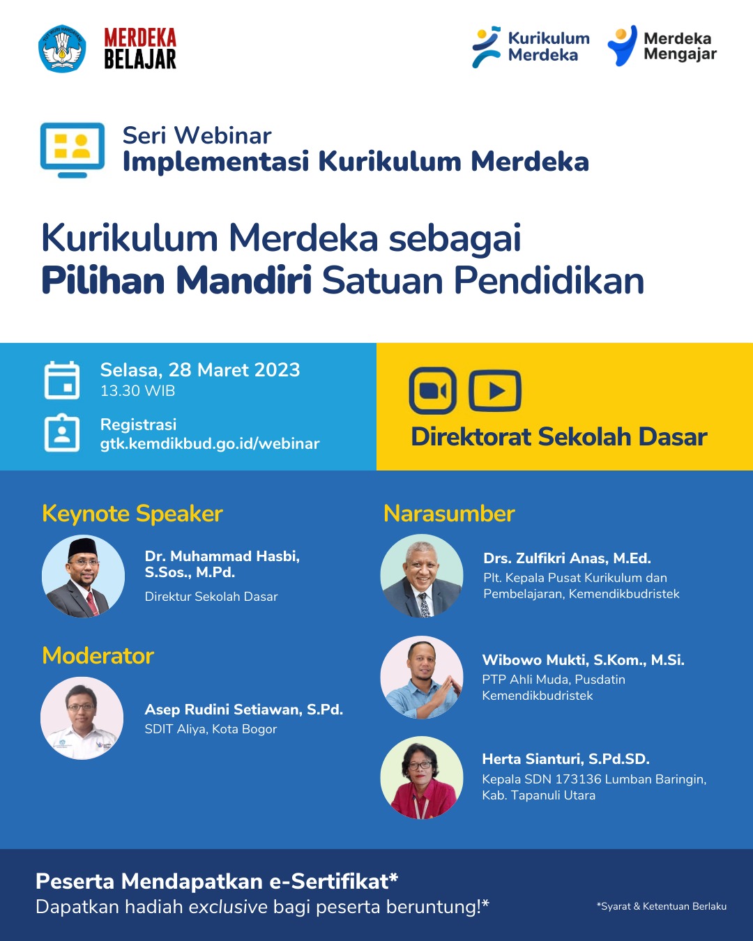 Kurikulum Merdeka Sebagai Pilihan Mandiri Satuan Pendidikan Webinar Ikm Kemendikbudristek 1095