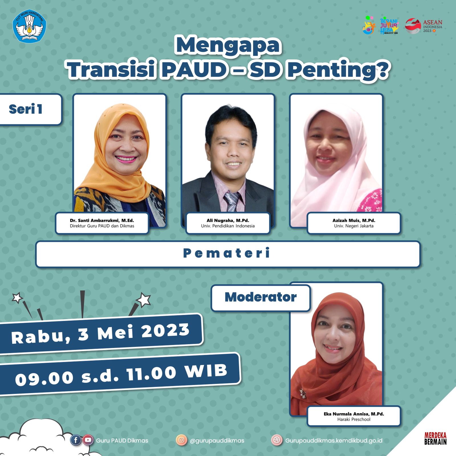 Mengapa Transisi PAUD SD Penting? | Webinar IKM Kemendikbudristek